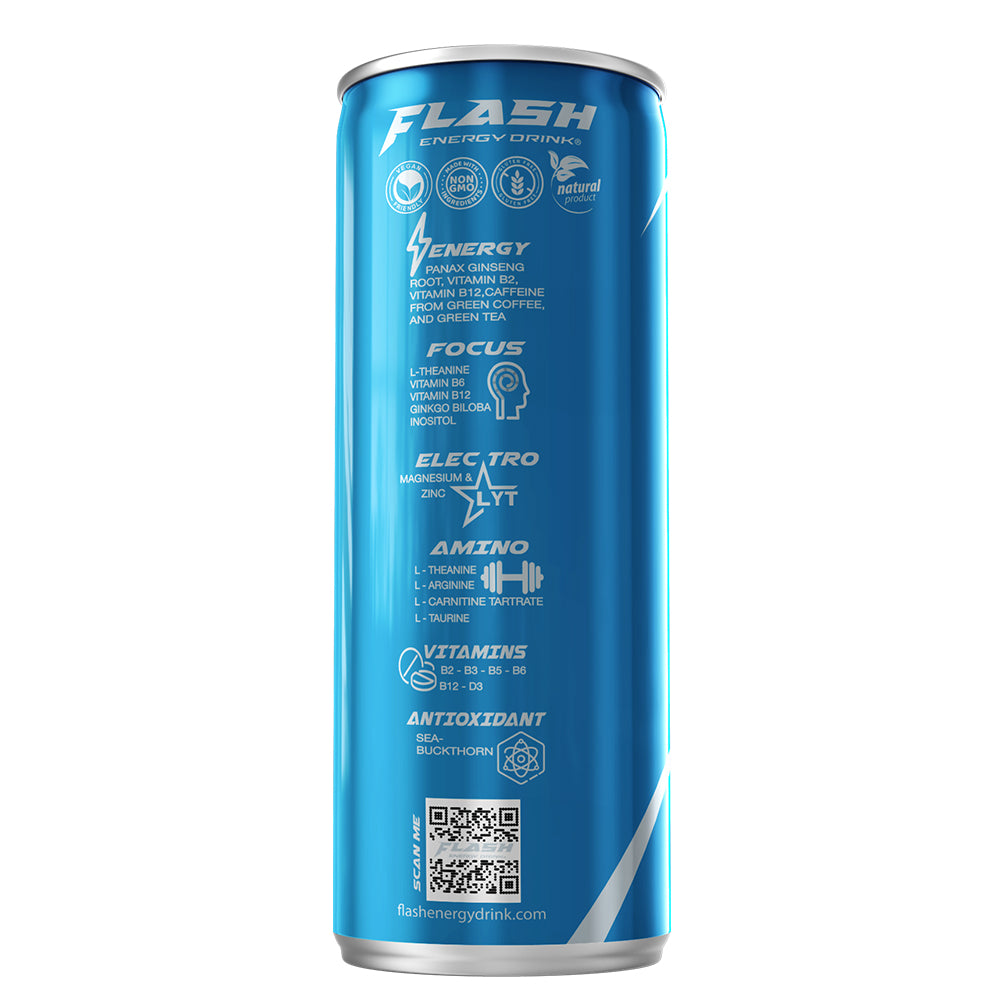 Blueberry Coconut Flash Energy Drink®  12 PK x 12 OZ