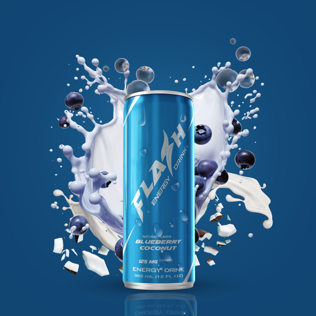 Blueberry Coconut Flash Energy Drink®  12 PK x 12 OZ