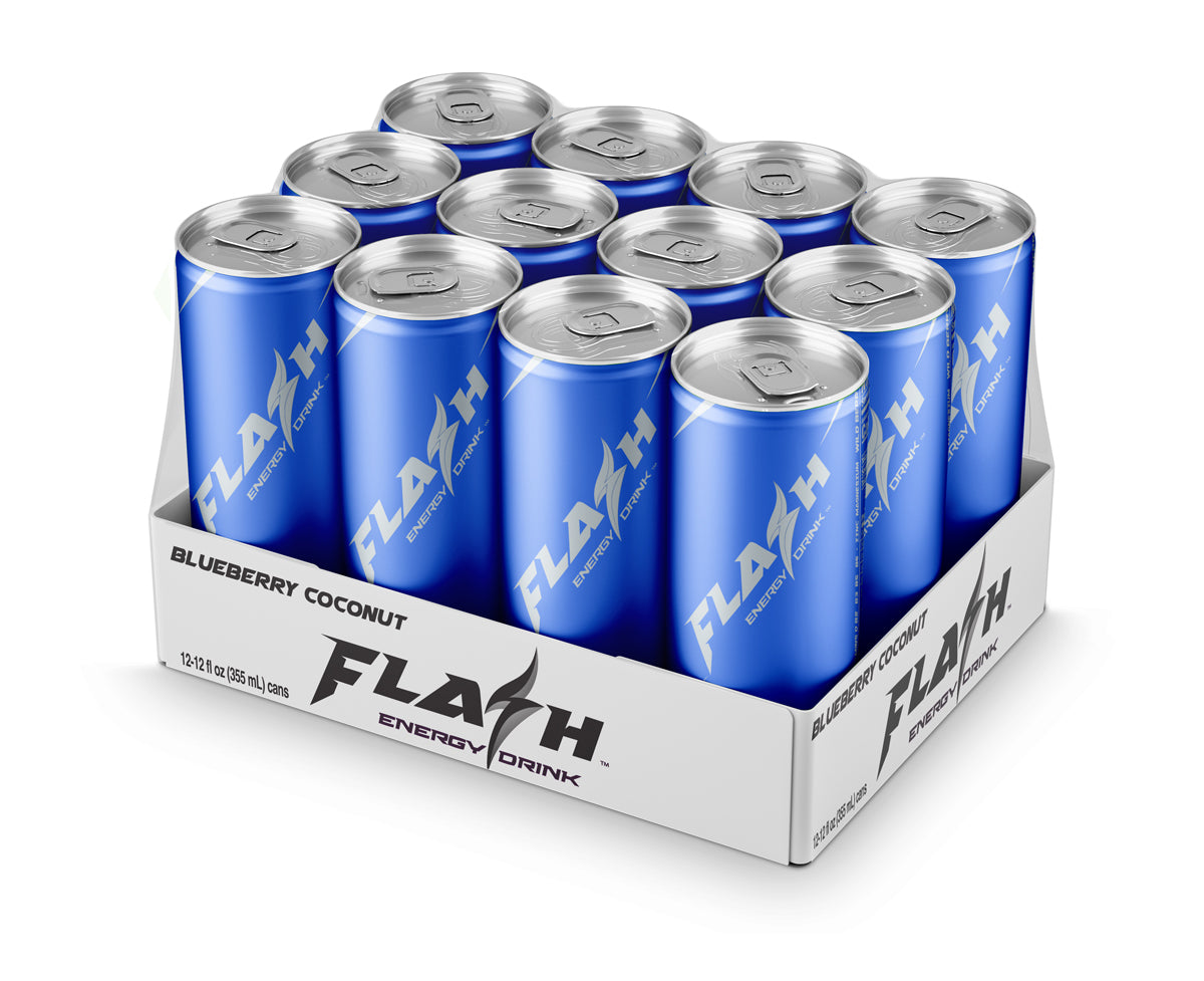 Blueberry Coconut Flash Energy Drink®  12 PK x 12 OZ