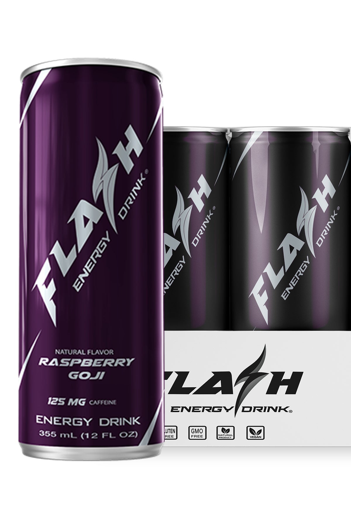 Raspberry Goji Flash Energy Drink®  12 PK  x 12 OZ